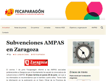 Tablet Screenshot of fecaparagon.com